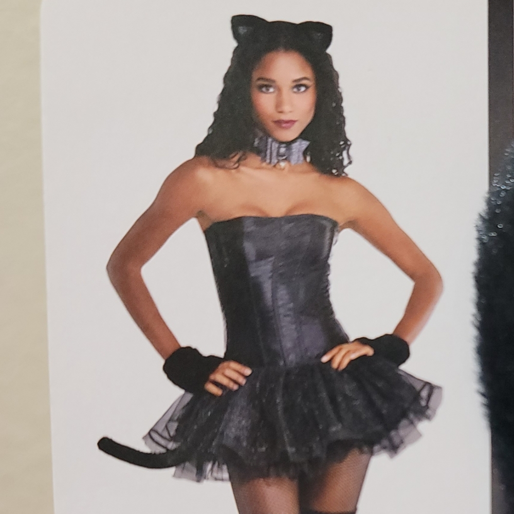 Seductive Kitty Halloween Costume Set - image 1